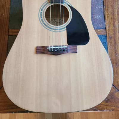 Fender FA-100 acoustic guitar - natural image 2