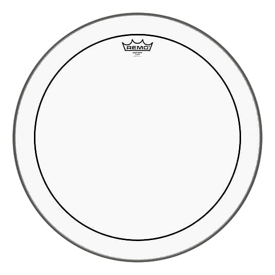 Remo Pinstripe Clear Drumhead 20" image 1