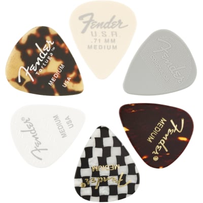 Fender 351 Picks Material Medley Medium - Set of Picks Bild 1
