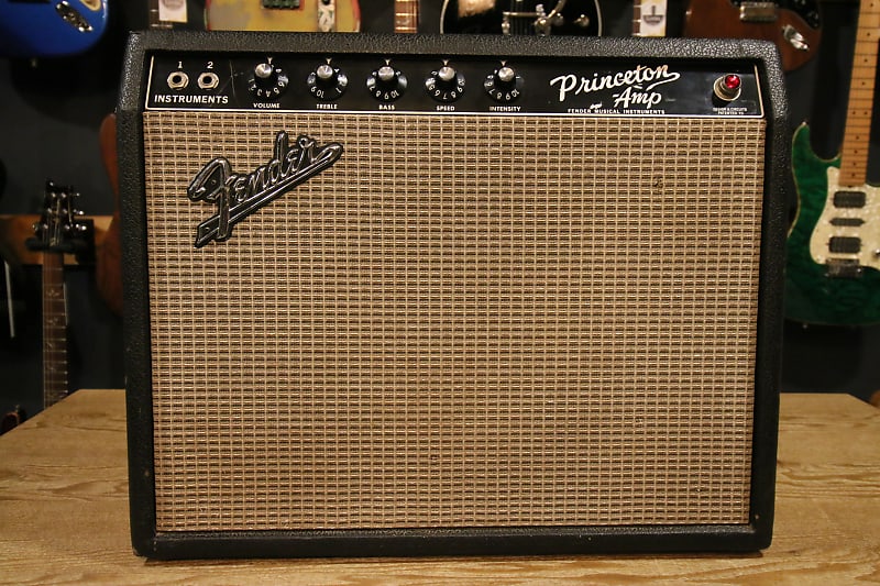 Fender Princeton 12-Watt 1x10" Guitar Combo 1964 - 1967 - Black Panel image 1