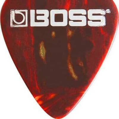 Boss BPK-12-SH Celluloid Guitar Picks Black Shell Heavy 12 pcs for sale
