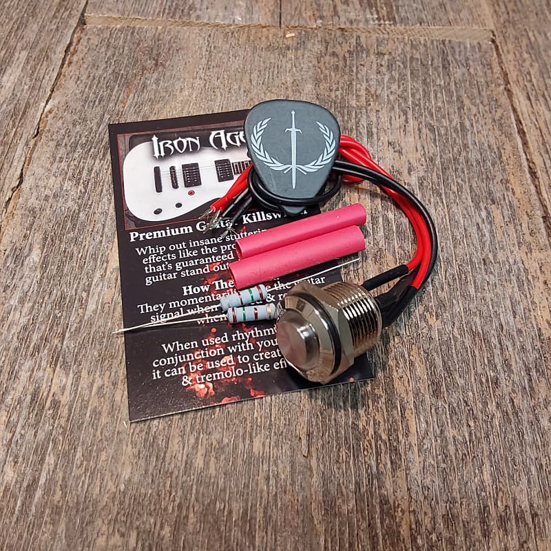 Iron Age Accessories Killswitch Red LED Spartan Steel No logo Reverb