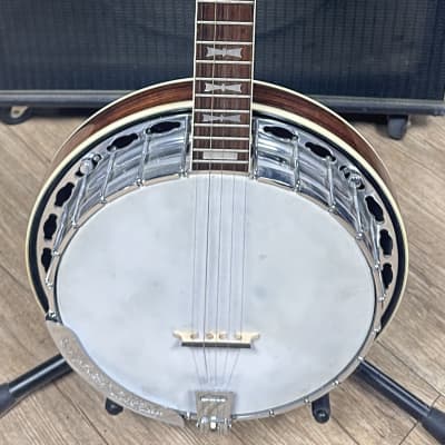 Aria Deluxe 5 String Banjo 1970s - Natural for sale