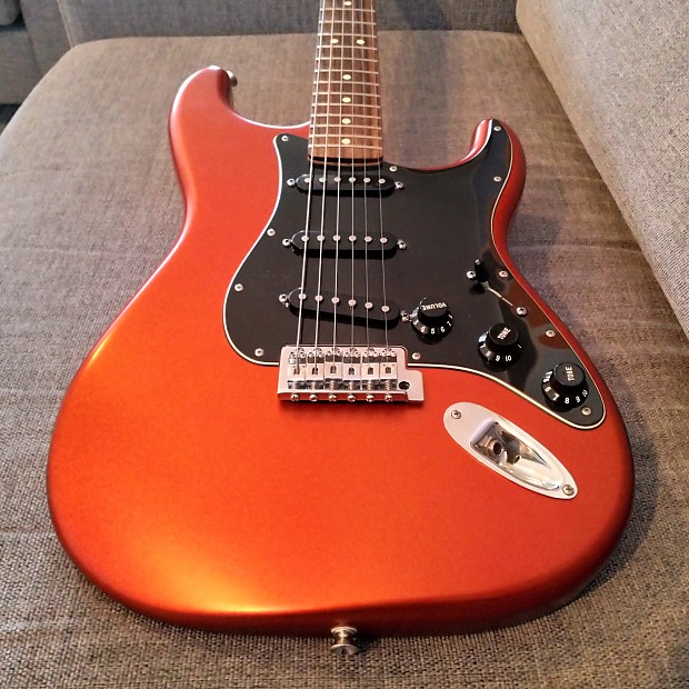 2013 Fender FSR Stratocaster rare Flame Orange limited edition with hard case Reverb