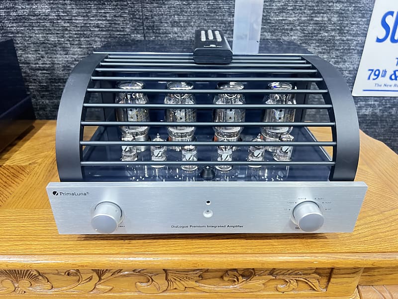PrimaLuna DialOgue Premium Integrated Amplifier 2014 - Polished Steel  			