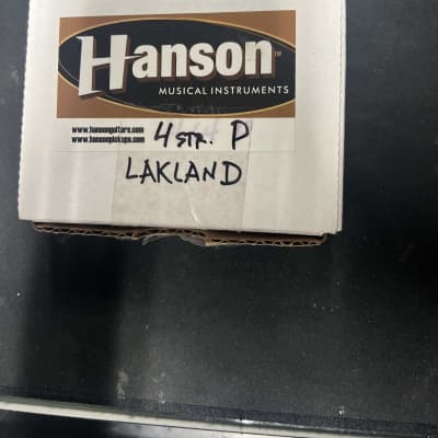 Lakland P-bass Pickups Made by Hanson - Black for sale