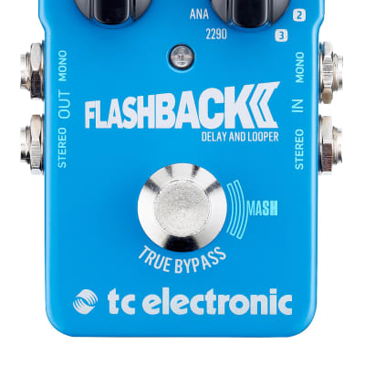 TC ELECTRONIC FLASHBACK 2 DELAY AND LOOPER A PEDALE PER CHITARRA TRUE BYPASS TECNOLOGIA MASH + 3 SLOT TONEPRINT for sale