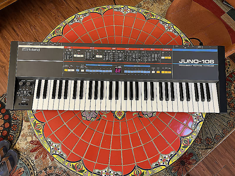 Roland Juno106 Classic Analog Synth NEW CHIPS installed Reverb
