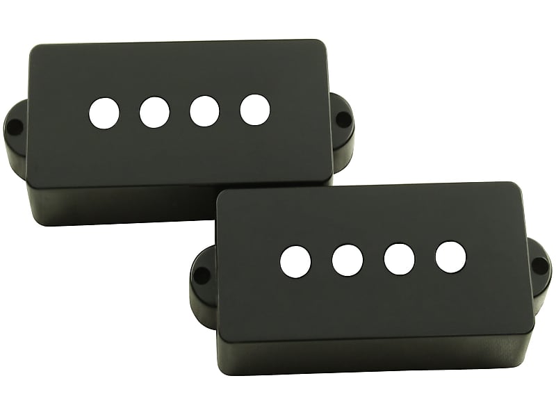 Precision bass pickup cover set Black Reverb