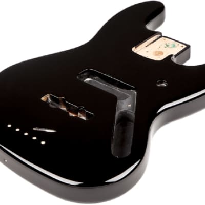 Fender Standard Series Jazz Bass Alder Body, Black image 1