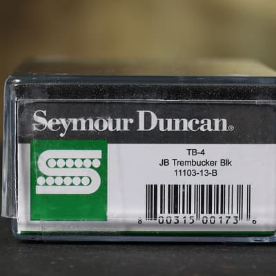 Seymour Duncan TB-4 JB Trembucker Humbucker Pickup Bridge Black Floyd Rose image 3