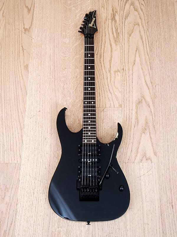 1994 Ibanez RG570 Electric Guitar HSH Black Japan Fujigen