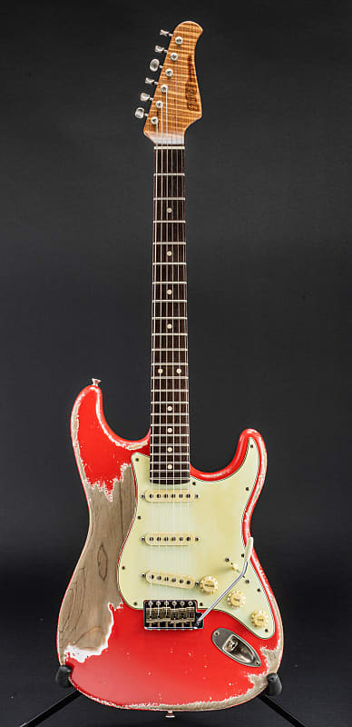 Xotic XSC-1 California Classic Super Heavy Aged Fiesta Red