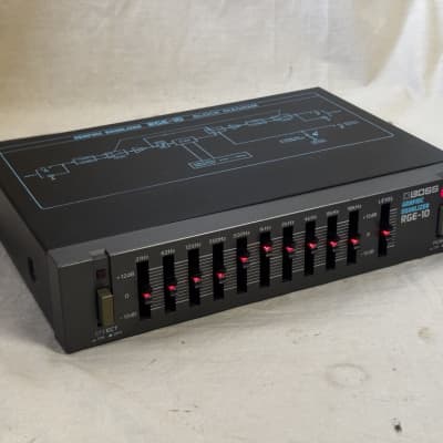 マリンゴールドBOSS RGE-10 グラフィックイコライザー ビンテージエフェクター】BOSS RGE-10 グラフィックイコライザー