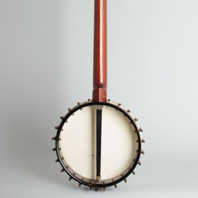 W. A. Cole  Eclipse #2500 5 String Banjo (1910), ser. #4081, black tolex hard shell case. image 2