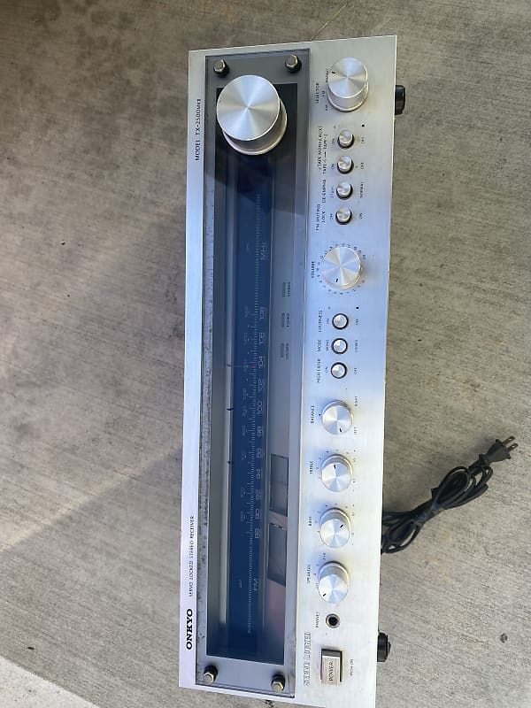 Vintage Onkyo reciver Tx2500 1970s - Silver  			