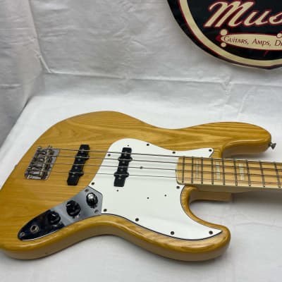 Fender JB-75 Jazz Bass 4-string J-Bass with Case (a little beat!) - MIJ Made In Japan 1995 - 1996 - Natural / Maple Fingerboard image 2