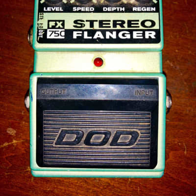 DOD Fx75C Stereo Flanger USA made RARE image 1