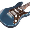 Ibanez Prestige AZ2204N Electric Guitar w/ Case - Prussian Blue Metallic
