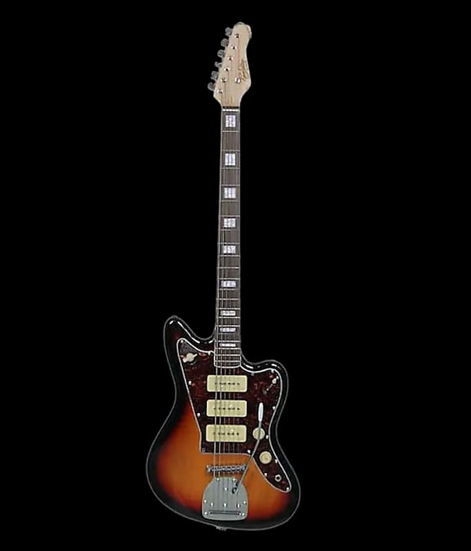 Revelation RJT-60B Sunburst 6 String Electric Guitar/Bass image 1