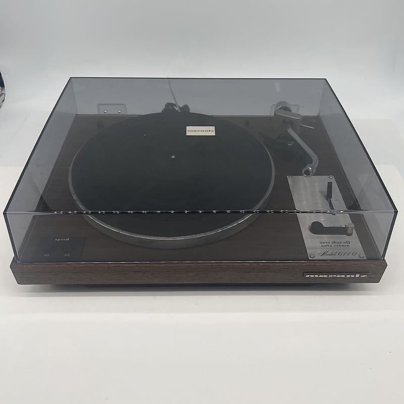 Marantz 6110 VTG Wood Turntable Belt Drive TESTED WORKING READ  			