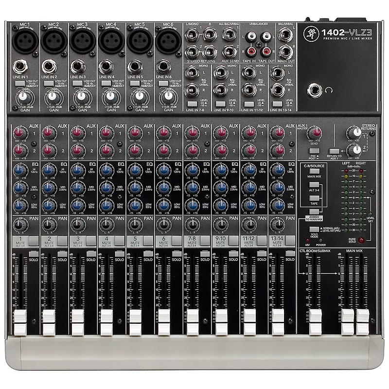 Mackie 1402-VLZ3 14-Channel Mic / Line Mixer image 1