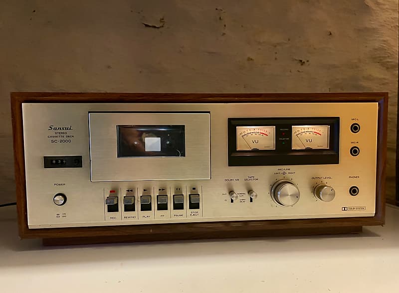 Sansui SC-2000 Cassette Deck, 1970's | Reverb