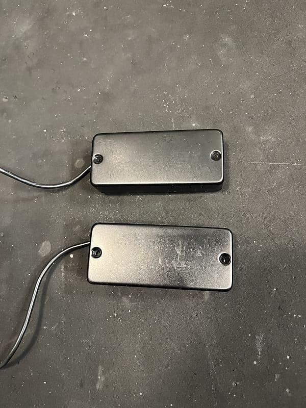 Bare Knuckle Pickups Aftermath 7 string set, Black soapbar Reverb