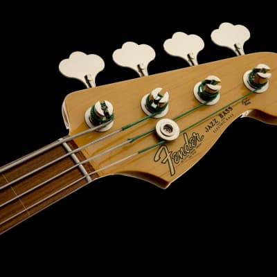 Fender Artist Series Jaco Pastorius Jazz Bass Fretless Sunburst W/ Case image 7