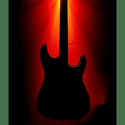 Osiamo MuzicLight Guitar/Bass Wall Hanger with Red LED's image 3