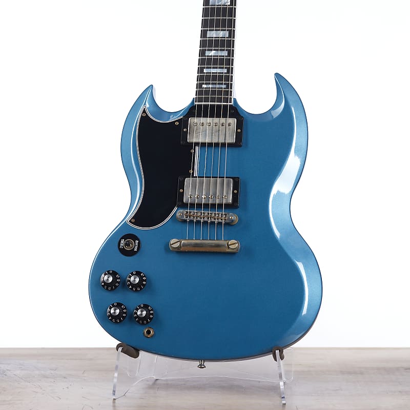 Gibson SG Custom (Left-Handed), Pelham Blue | Modified image 1