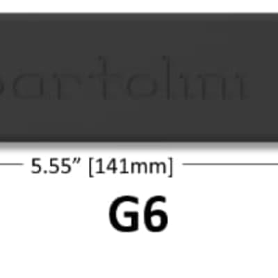 Bartolini G66CBJD-B 6-String G6 Candybar Classic Bass Dual In-Line Coil Neck image 6