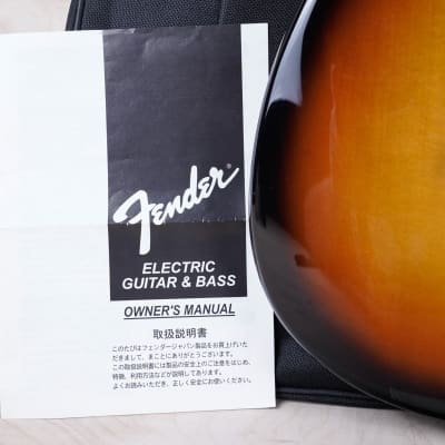 Fender MG-69 Mustang Reissue MIJ 2010 Sunburst Made in Japan w/ Bag, Paperwork image 2