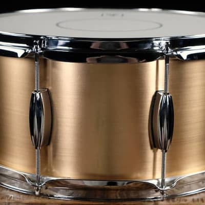 Franklin Drum Company Brushed Brass 6.5 x 14 Snare Drum