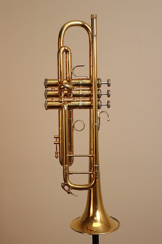 Early 1970's Gold Plated Bach Stradivarius 180S37 Bb Trumpet | Reverb