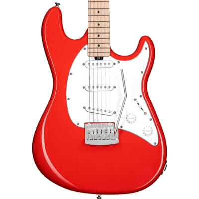 Sterling by Music Man CT30SSS Cutlass Electric Guitar (Fiesta Red, Maple Fingerboard) (LDWS) for sale