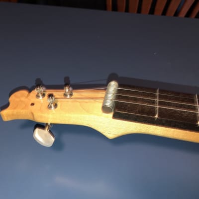 Custom Jim Stone 3 String Electric/Acoustic Cigar Box Guitar 2021 image 5
