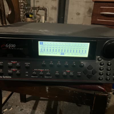 E-MU Systems E6400 Emulator Rackmount 64-Voice Sampler Workstation 1996 - Black