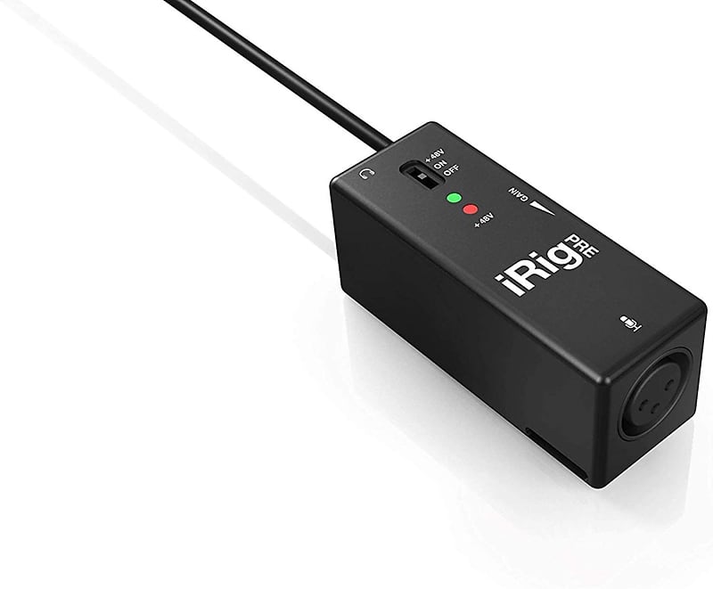 IK Multimedia - iRig PRE 2 - Interfaccia microfonica per iOS 