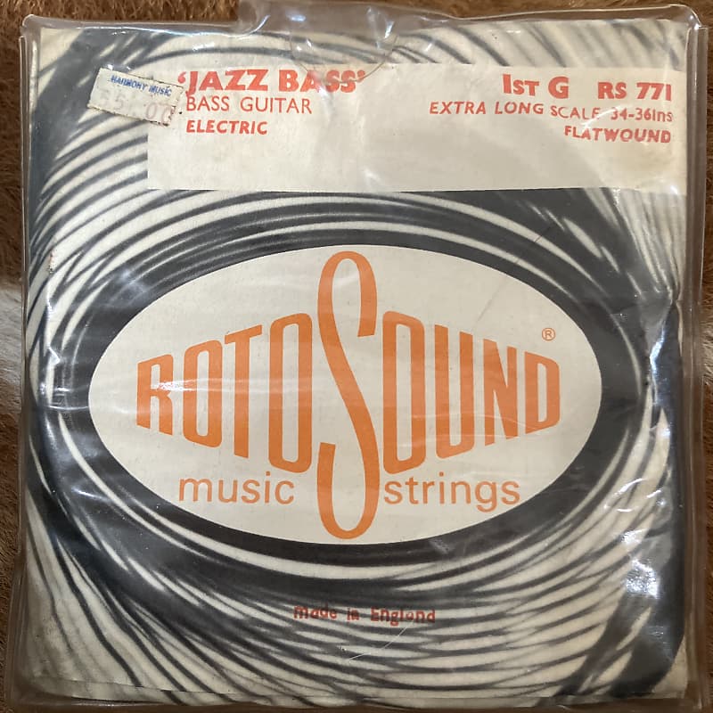 Rotosound RS77LD Jazz Bass 77 Long Scale Standard Flatwound Reverb
