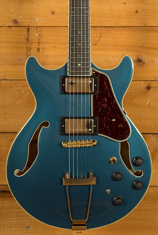 Ibanez AM Artcore Expressionist | AMH90 - Prussian Blue Metallic image 1