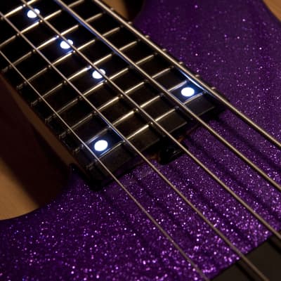 Sadowsky NYC Modern 5-24 LEFTY - Purple Super Sparkle image 7