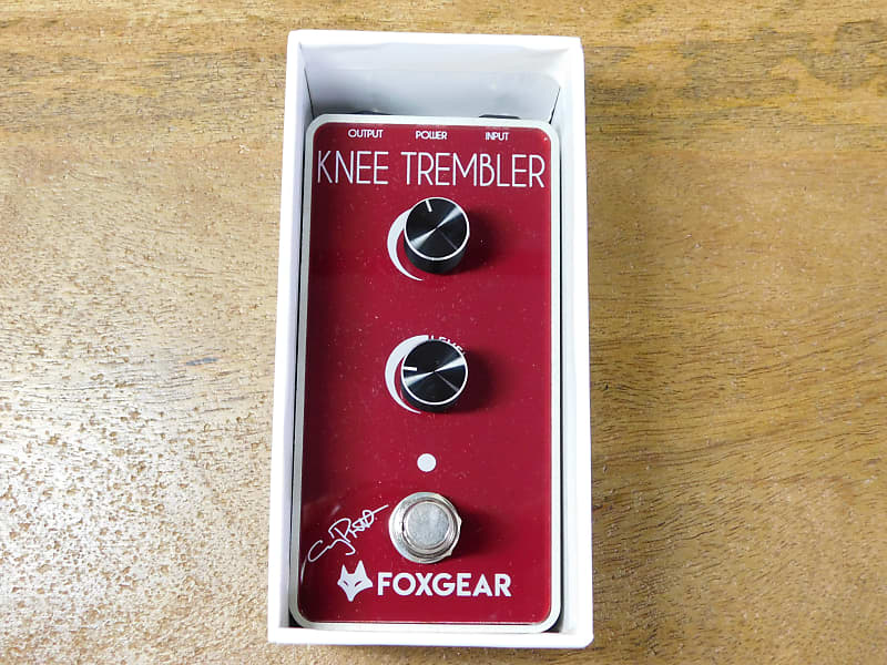 Foxgear Knee Trembler Guy Pratt Signature Tremolo Pedal New Old