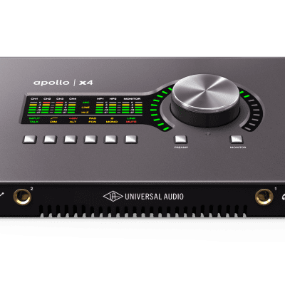 Universal Audio Apollo x4 QUAD Thunderbolt 3 Audio Interface | Reverb