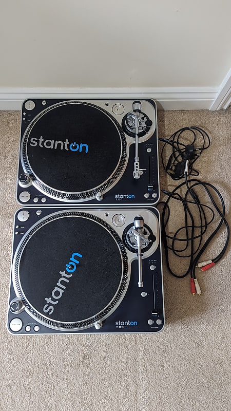 Stanton T.120 direct drive turntables - great condition | Reverb UK
