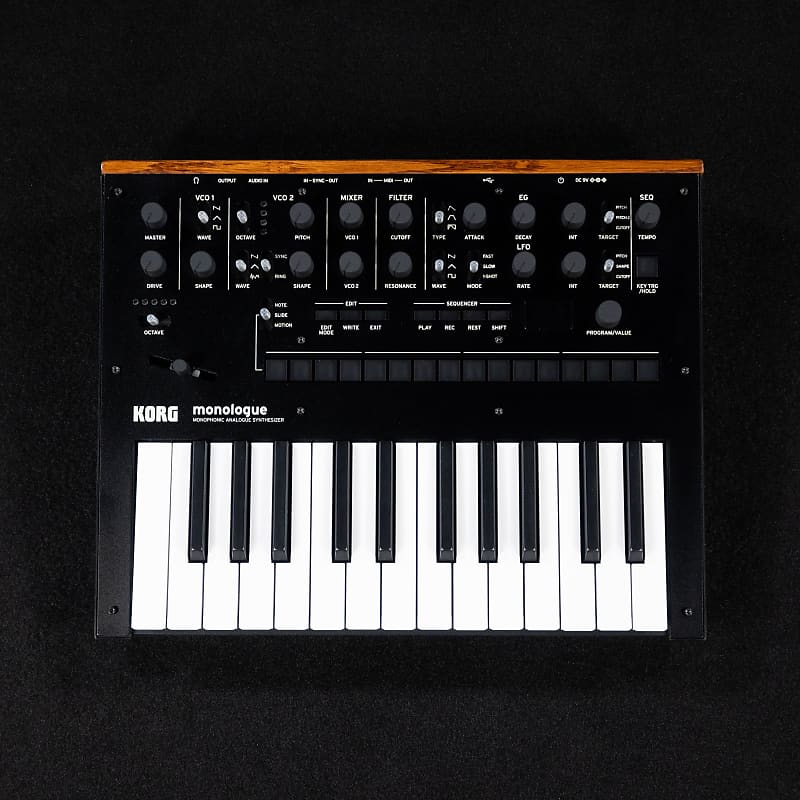 Korg Monologue -Monophonic Analogue Synthesizer Black | Reverb