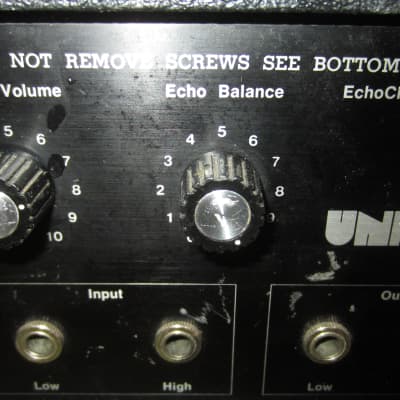 Univox EC-80A  Tape Echo for Restoration / Repair 1970s - Black image 2