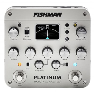 FISHMAN Pro Platinum EQ Acoustic Guitar Preamp Pedal DEMO image 2