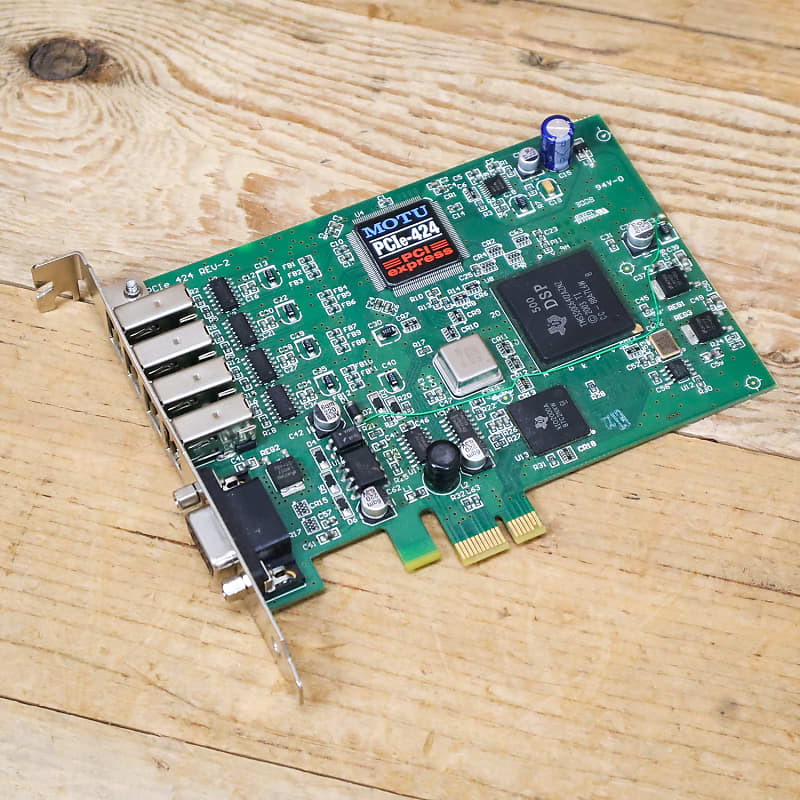 MOTU PCIe-424 Audio Interface Card AudioWire PCI-e Expansion