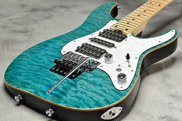 Schecter Japan SD-II-24 AL Aqua Blue | Reverb